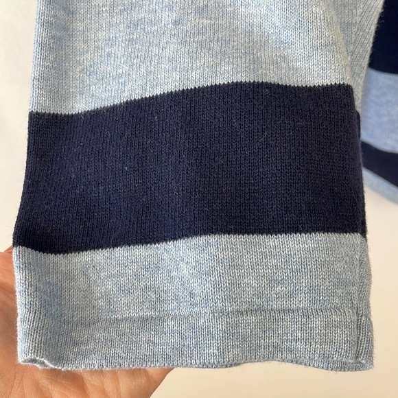 Jeanne Pierre Black and Blue Striped Sweater - Size 2X - Picture 5 of 9